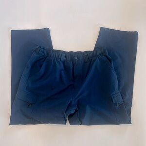 Reel Legends Men’s Convertible Cargo Pants Size XL 40/42 Blue